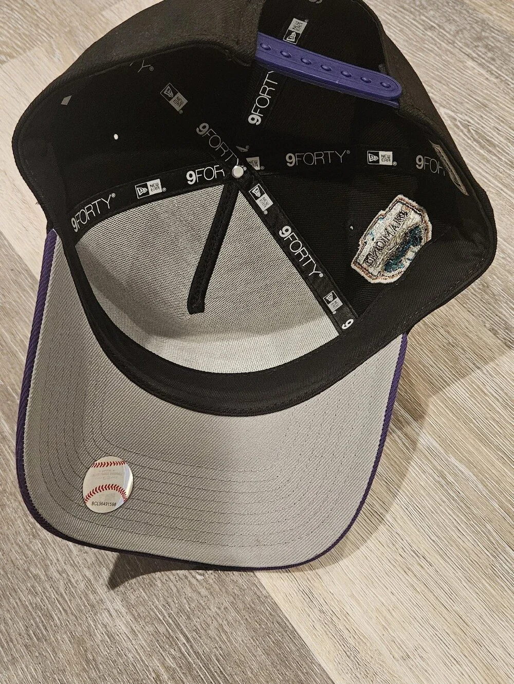 New Era Black and Purple Arizona Diamondbacks 9FORTY Hat